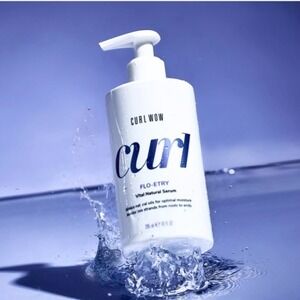 NEW Set of TWO Curl Wow Flo-Entry Vital Natural Hair Serum 10 Fl Oz